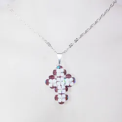 Pendant 45cm - Adena-Silver Chain - Pendant 45cm - Laiton argenté